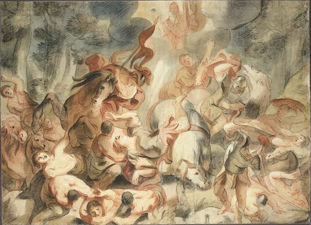 Disegno - Conversione di san Paolo, Hermitage